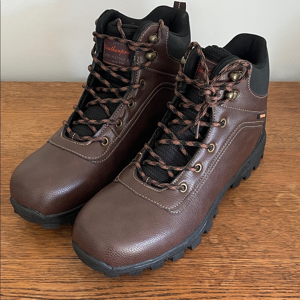 Weatherproof Brown and Black Men's Hiking Boots